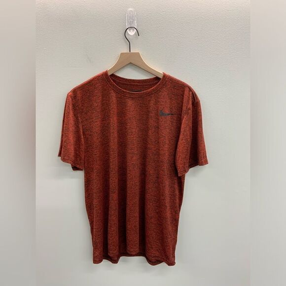 Nike Men’s Legend Crossdye Short Sleeve T-Shirt Red Size Large - Picture 1 of 3